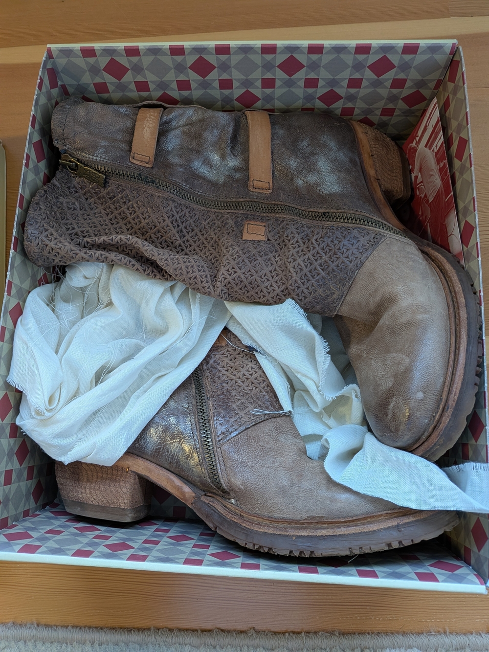 A.S.98 Rino Leather Boots – Size 40 / US 9-9.5 (Original Box, Worn 3-4 Times)